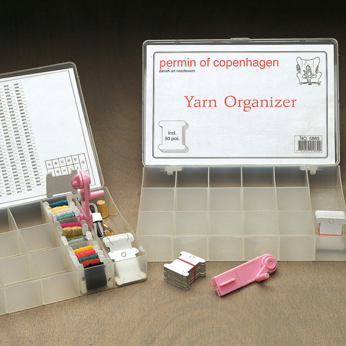 Garn oppbevarings boks