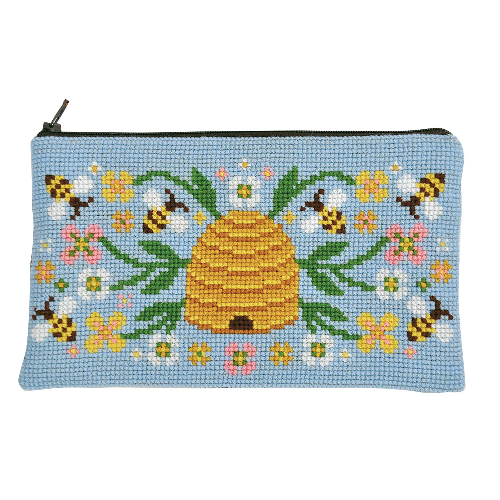 Honey - Broderikit til pung i korssting