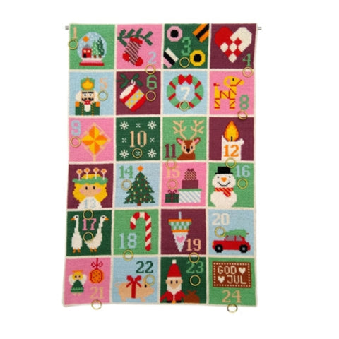 Glade jul deilige jul – Broderikit julekalender