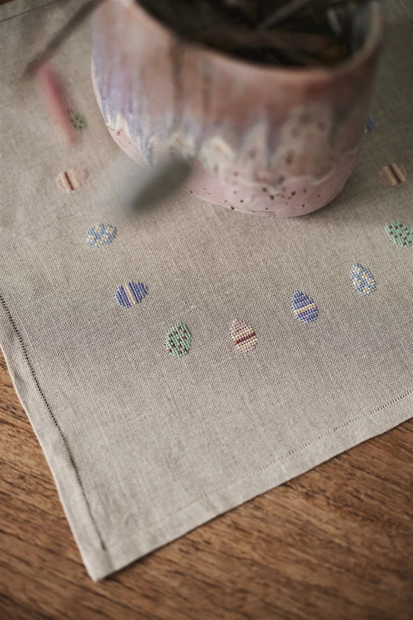 Påskeserviett med egg