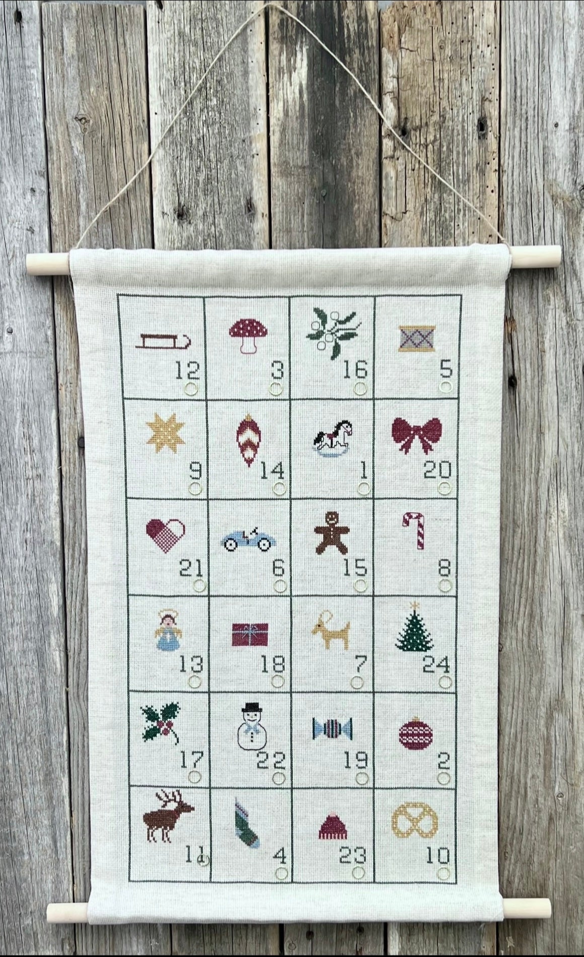Julekalender – Peters jul - DIY-kit - HILING BRODERI