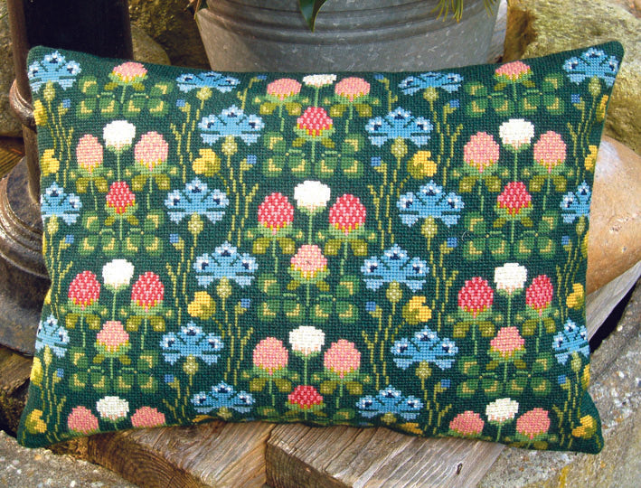 Kløver pute fra Haandarbejdets Fremme