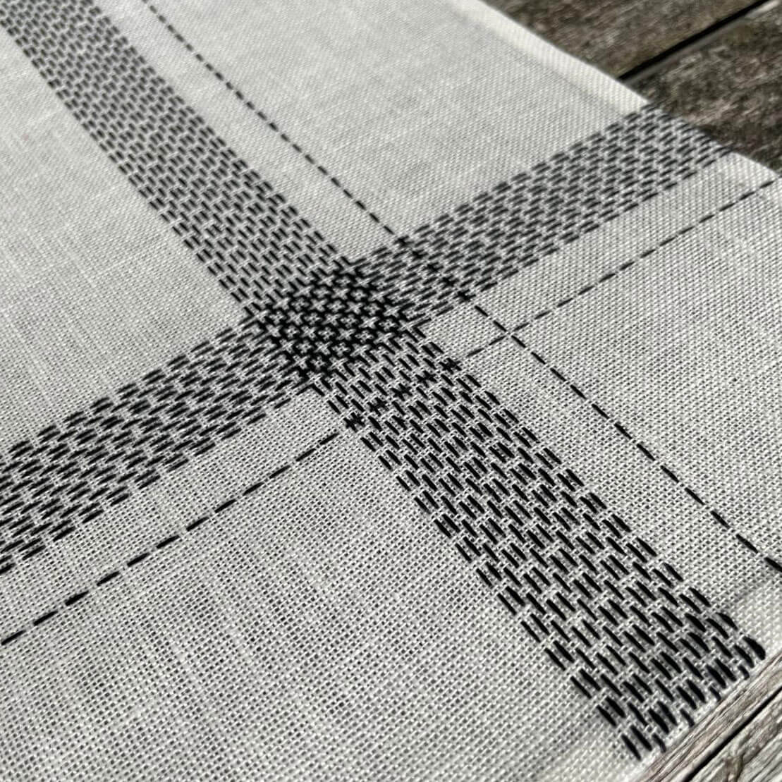 Brodert serviett