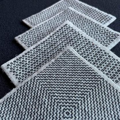Broderte kaffebrikker