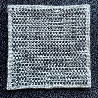 Broderte kaffebrikker