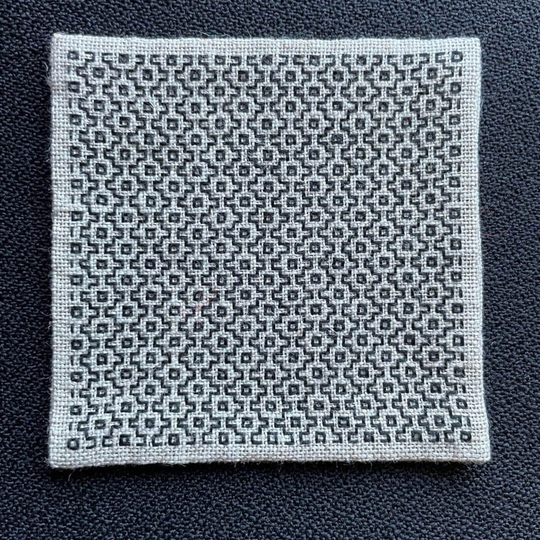 Broderte kaffebrikker