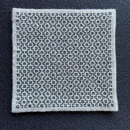 Broderte kaffebrikker