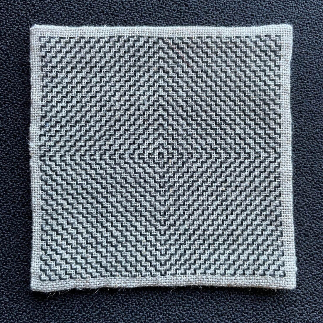 Broderte kaffebrikker