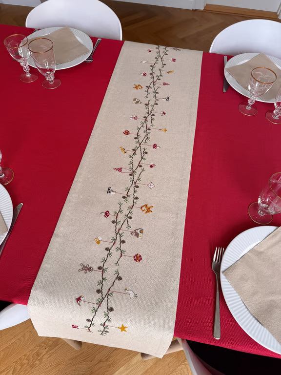 Julestemning bordløper