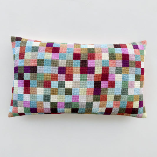 Ferdig Anna pute i nydelige Baldyre Pick n Mix farger