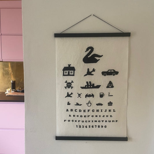 Broderistens synstest – Fuck Trump