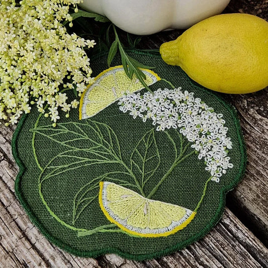 Hylleblomst pyntebrikke