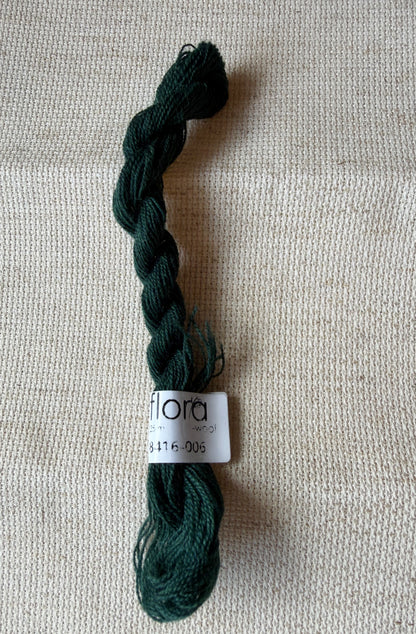 Flora Wool broderigarn - ulike farger