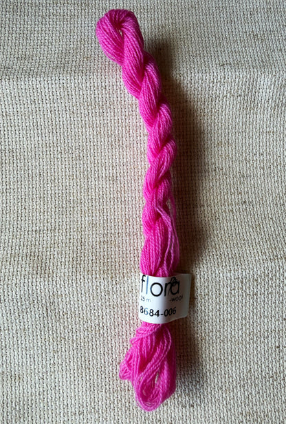 Flora Wool broderigarn - ulike farger