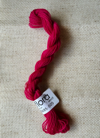 Flora Wool broderigarn - ulike farger