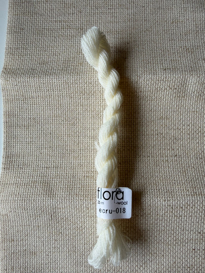 Flora Wool broderigarn - ulike farger