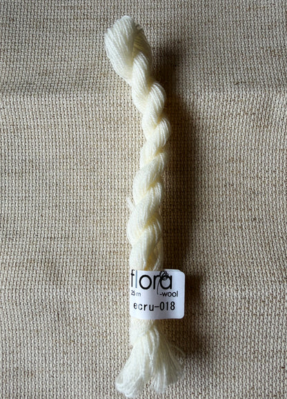 Flora Wool broderigarn - ulike farger
