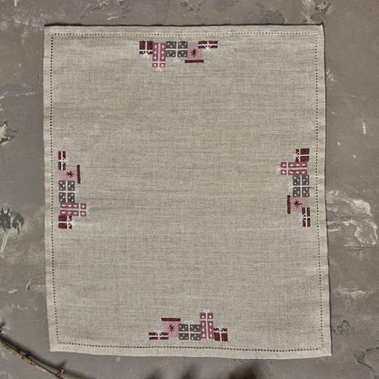 Serviett med julegaver