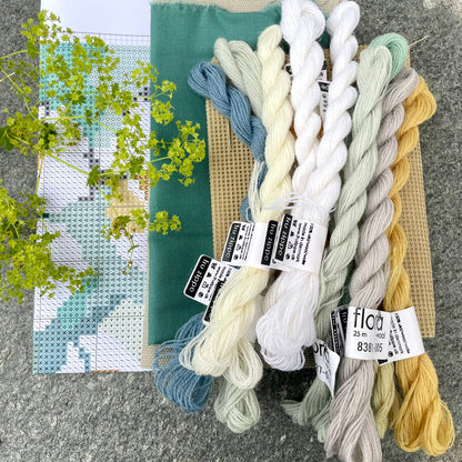 Høstanemoner broderikit