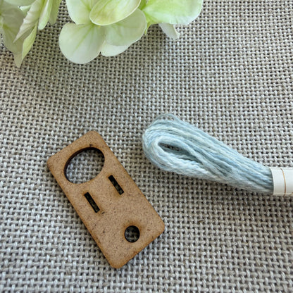 Broderigarnholder til ring