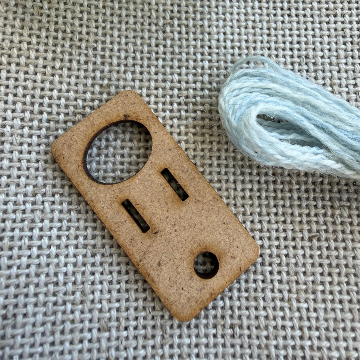 Broderigarnholder til ring