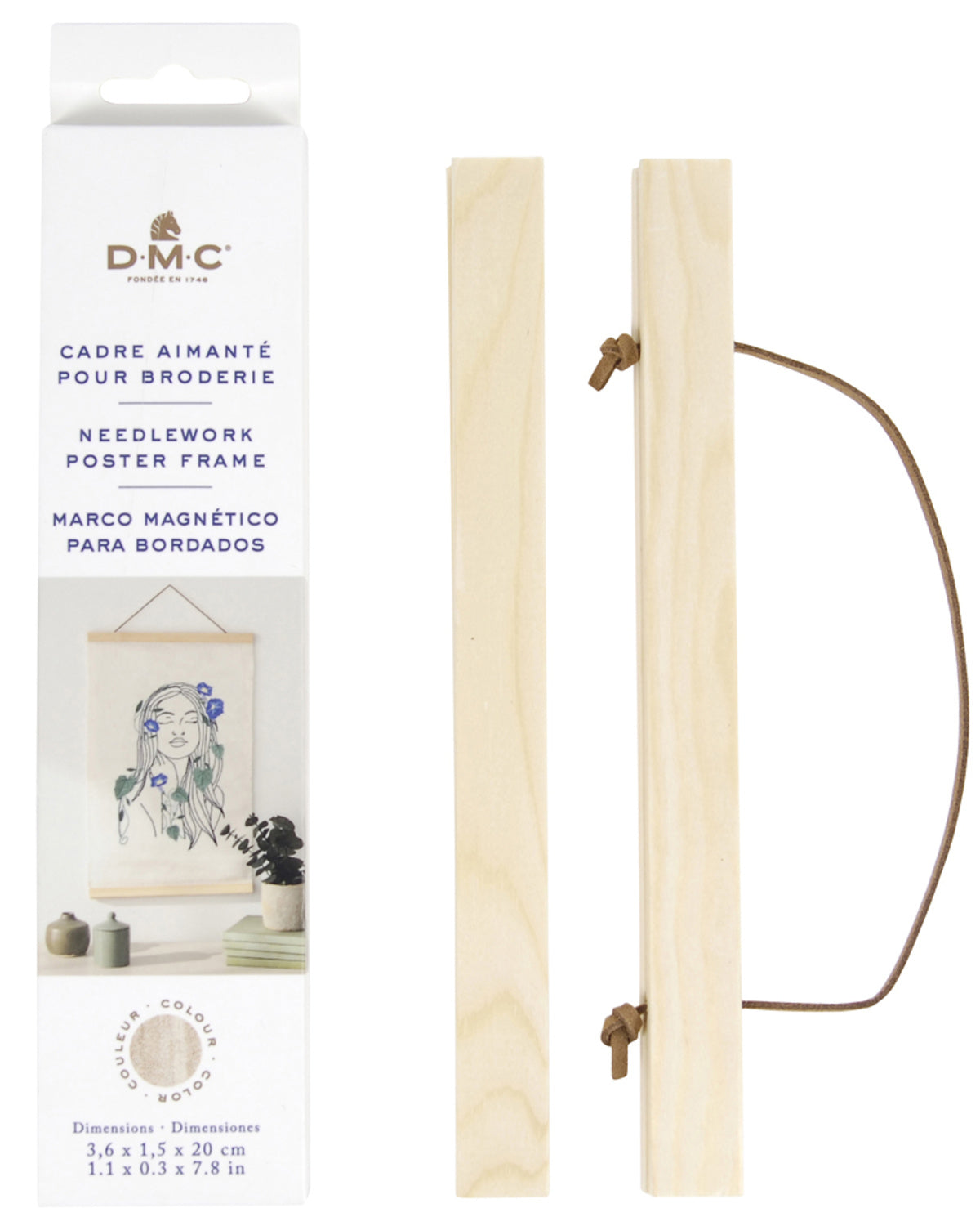 Magnetisk opphengsramme i tre – DMC