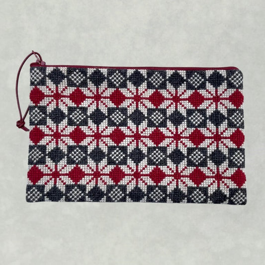 🌿 Stella rød clutch